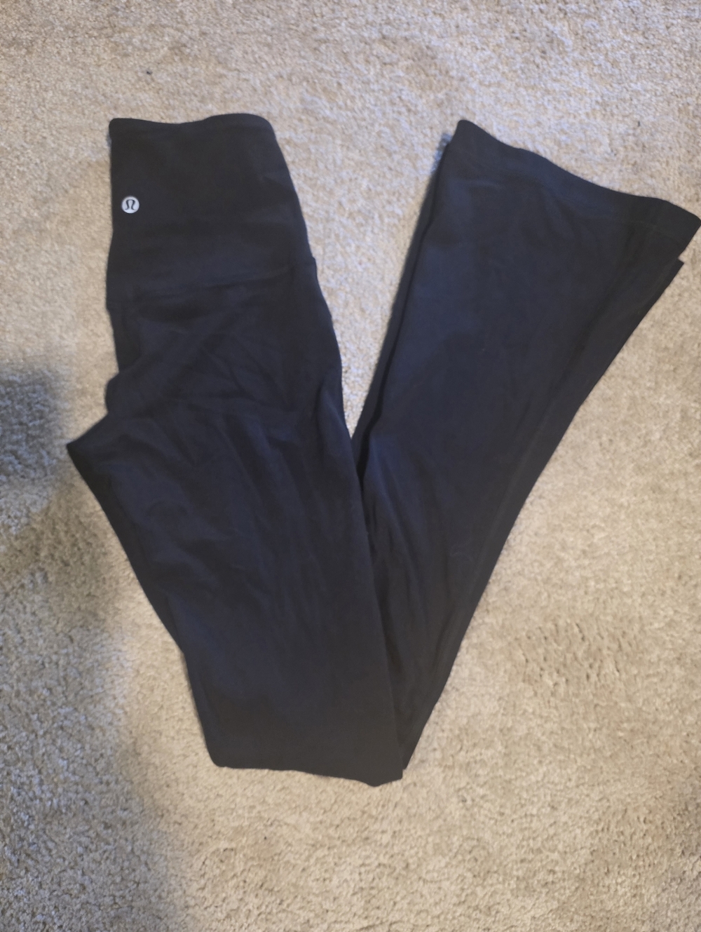 lululemon athletica Kids Black Wide-Leg Yoga Leggings